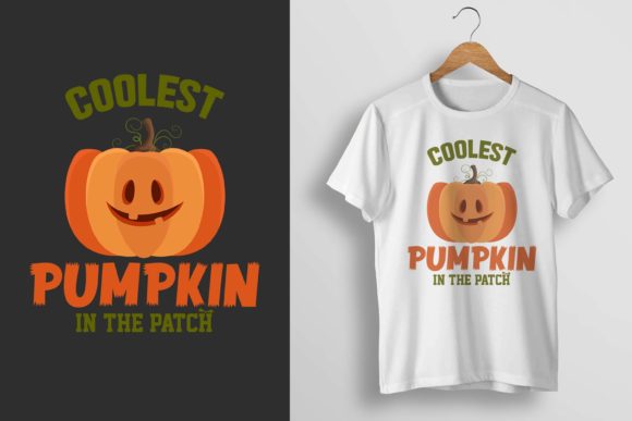 Coolest Pumpkin Halloween T-Shirt Graphics for Seasonal Branding