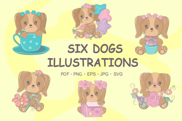 Cute Dog Graphics for Kids