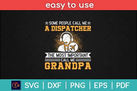 Grandpa Dispatche Graphics for Print Templates