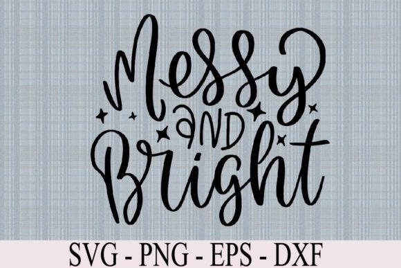 Messy and Bright SVG Funny Christmas Graphics