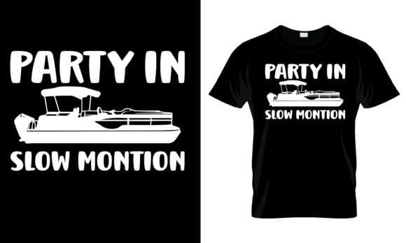 Party in Slow Motion T-Shirt Graphics for Print Templates