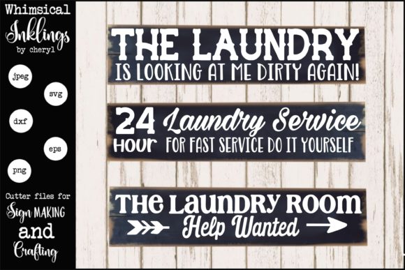 The Laundry Room Set Graphics